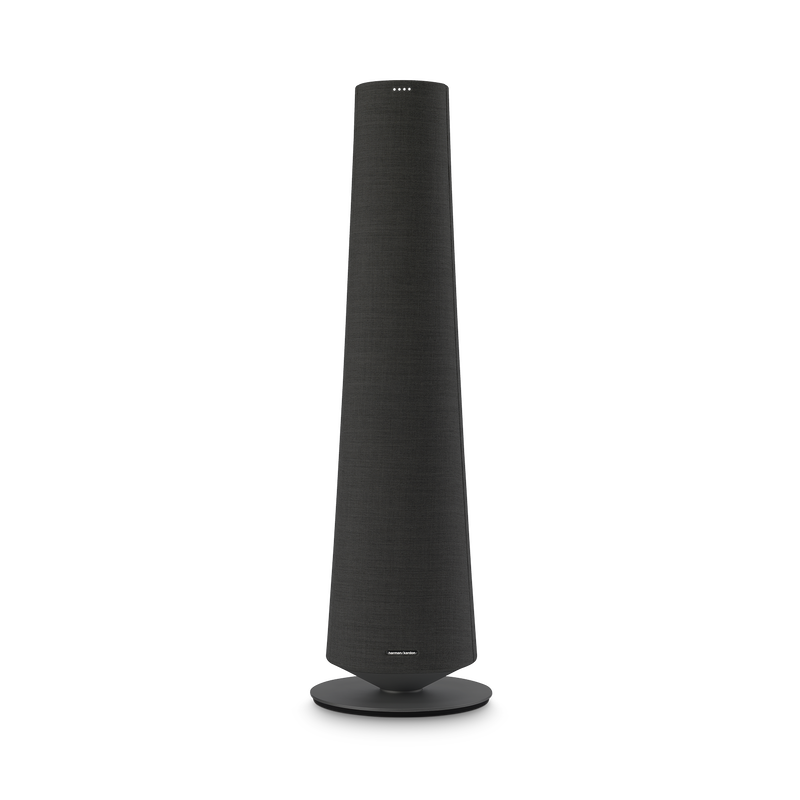 Harman Kardon Citation Tower - Black - Smart Premium Floorstanding Speaker that delivers an impactful performance - Front image number null