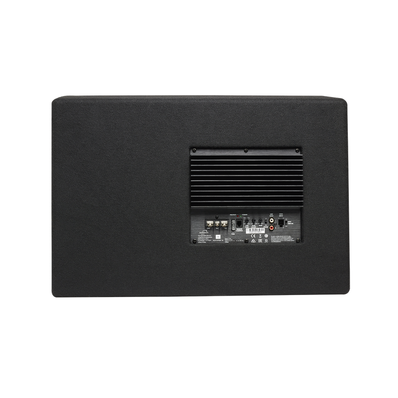 JBL BassPro 12 - Black - 12" (300mm) Car Audio Powered Subwoofer System with Slipstream Port Technology - Back image number null