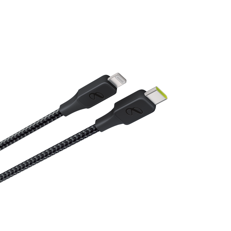 InstantConnect USB-C to Lightning - Black - 20W PD fast charging cable for iPhone® and iPad® - Detailshot 4 image number null