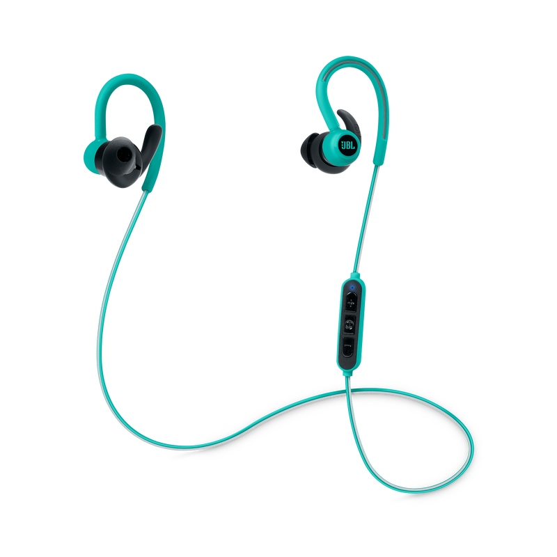 Reflect Contour - Teal - Secure fit wireless sport headphones - Hero image number null