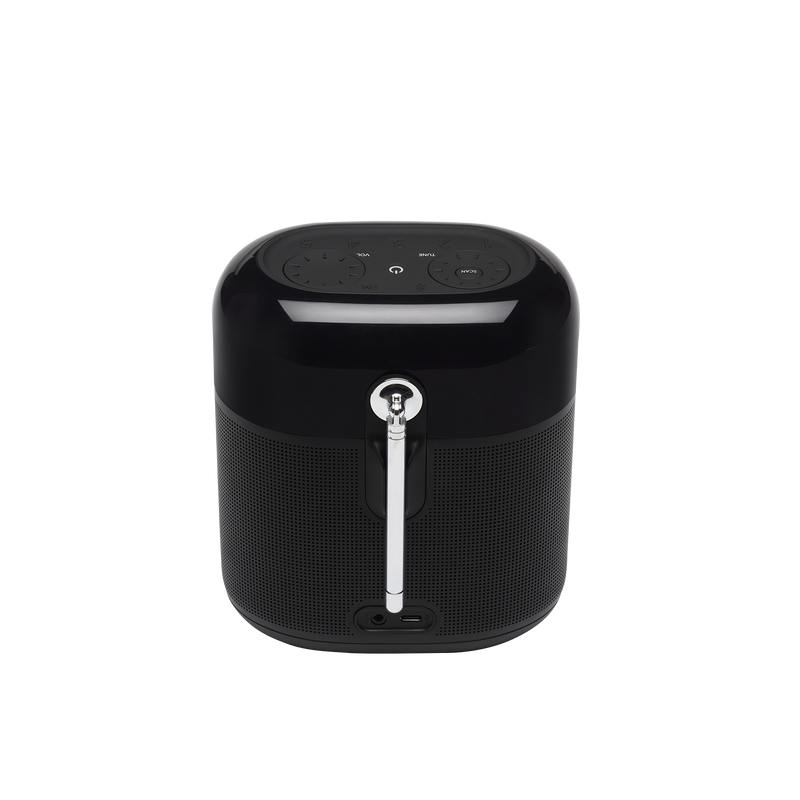 JBL Tuner XL FM - Black - Portable powerful FM radio with Bluetooth - Back image number null