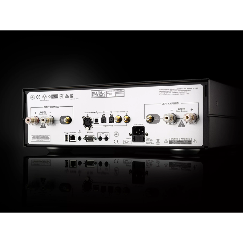 № 5802 - Black / Silver - Integrated Amplifier for Digital sources - Back image number null