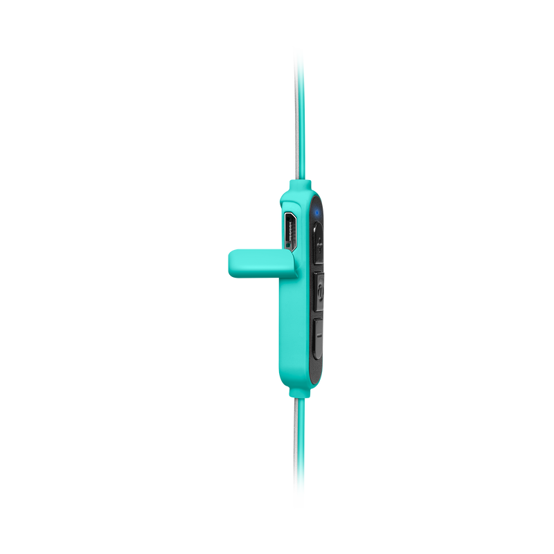 Reflect Contour - Teal - Secure fit wireless sport headphones - Detailshot 2 image number null