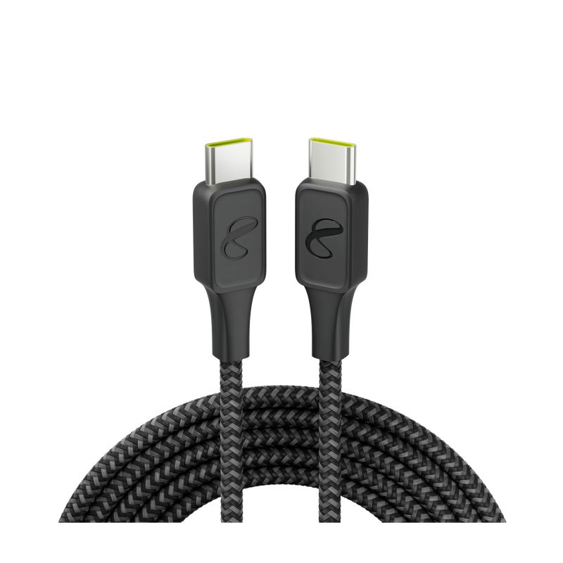 InstantConnect USB-C to USB-C - Black - 100W PD ultra-fast charging cable for USB-C device - Hero image number null
