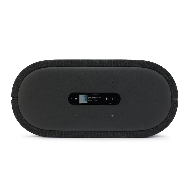 Harman Kardon Citation 300 - Black - The medium-size smart home speaker with award winning design - Top image number null