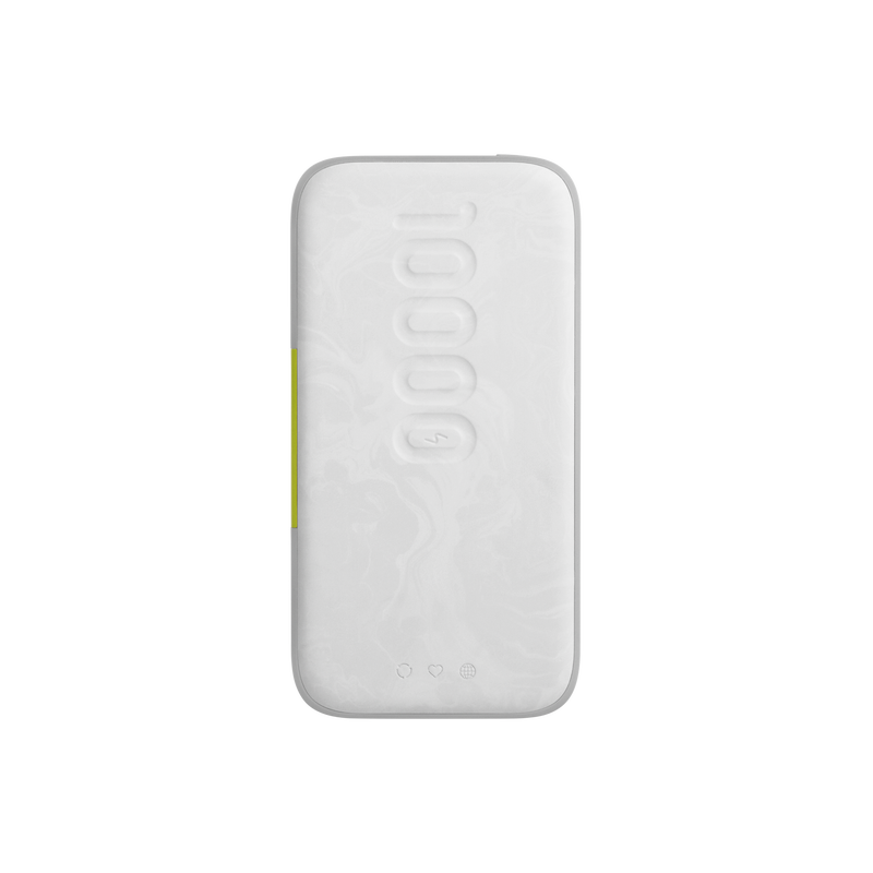InstantGo 10000 Wireless - White - 30W PD ultra-fast charging power bank with wireless charging - Top image number null