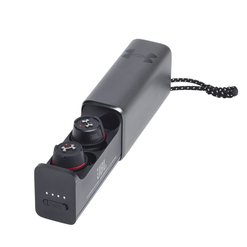 Under Armour True Wireless Flash – Engineered by JBL - Black - Truely wireless sport headphones for your every run, with JBL technology and sound. - Hero image number null