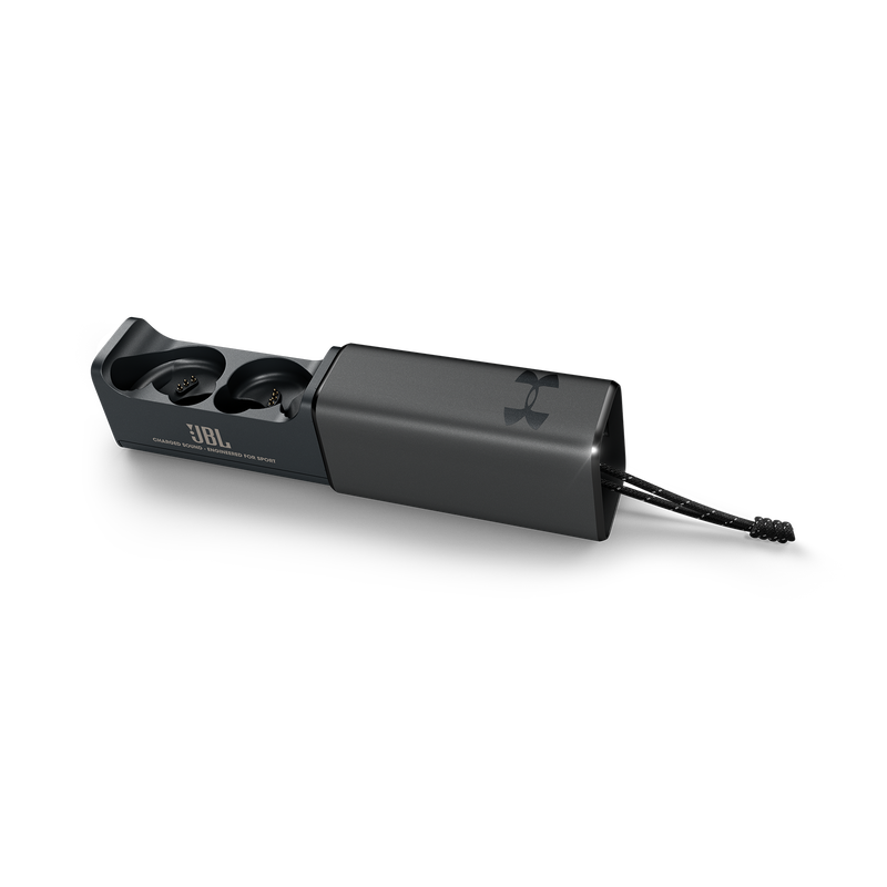 Under Armour True Wireless Flash – Engineered by JBL - Black - Truely wireless sport headphones for your every run, with JBL technology and sound. - Detailshot 7 image number null
