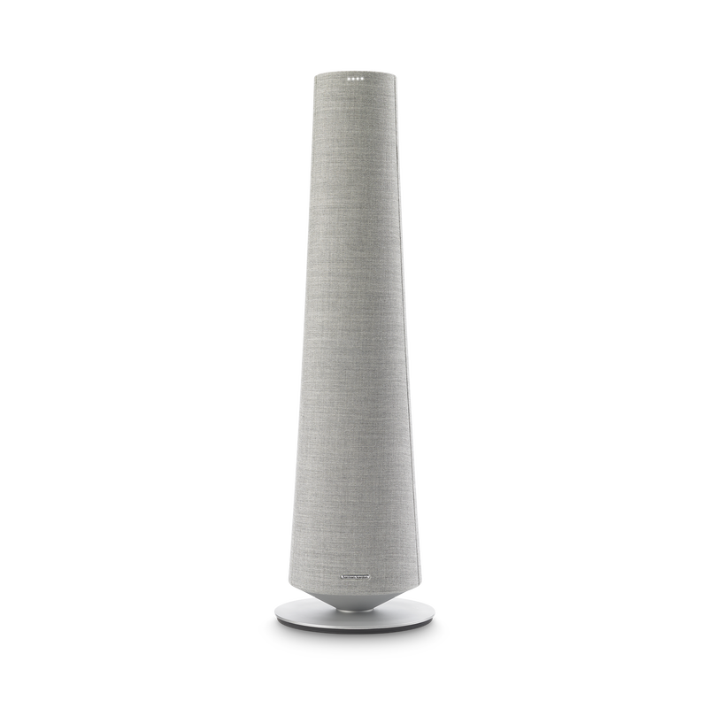 Harman Kardon Citation Tower - Grey - Smart Premium Floorstanding Speaker that delivers an impactful performance - Front image number null