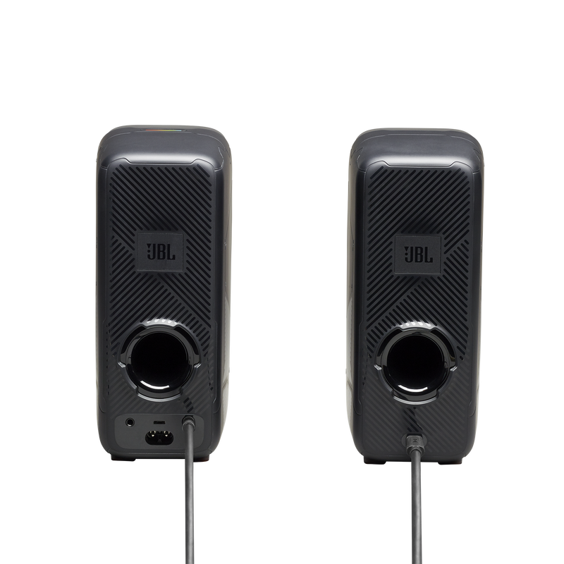 JBL Quantum Duo - Black Matte - PC Gaming Speakers - Back image number null