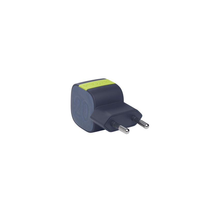InstantCharger 20W 1 USB - Blue - Compact USB-C PD charger - Detailshot 2 image number null
