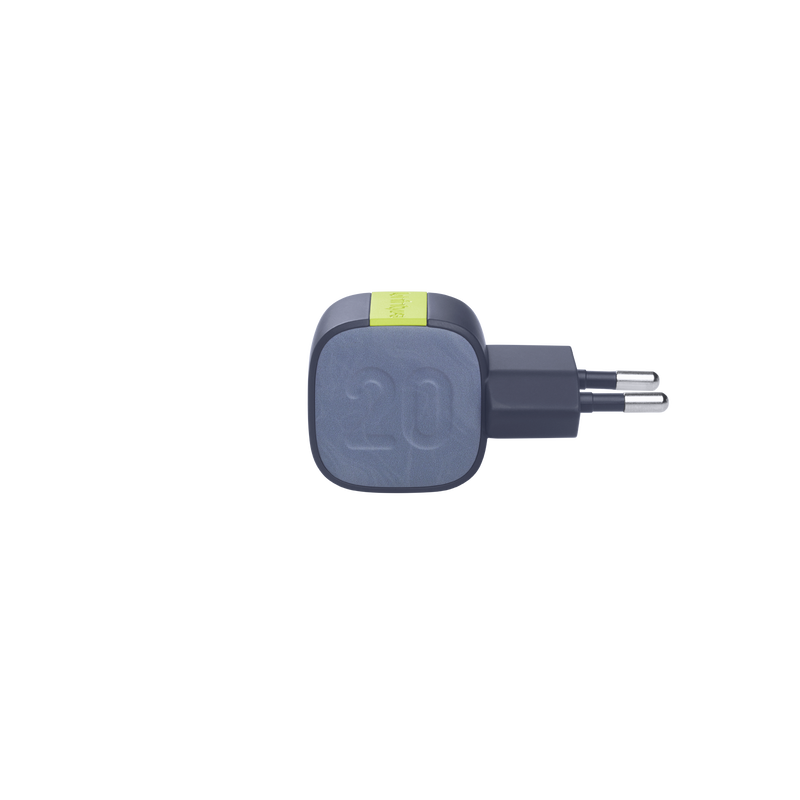 InstantCharger 20W 1 USB - Blue - Compact USB-C PD charger - Left image number null