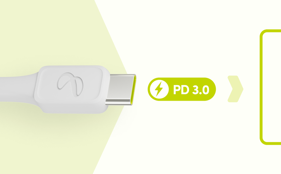 InstantConnect USB-C to USB-C Поддерживает зарядку Power Delivery 3.0 100W - Image