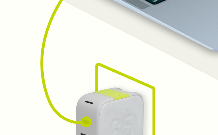 InstantCharger 65W 2 USB Зарядите устройство в мгновение ока - Image