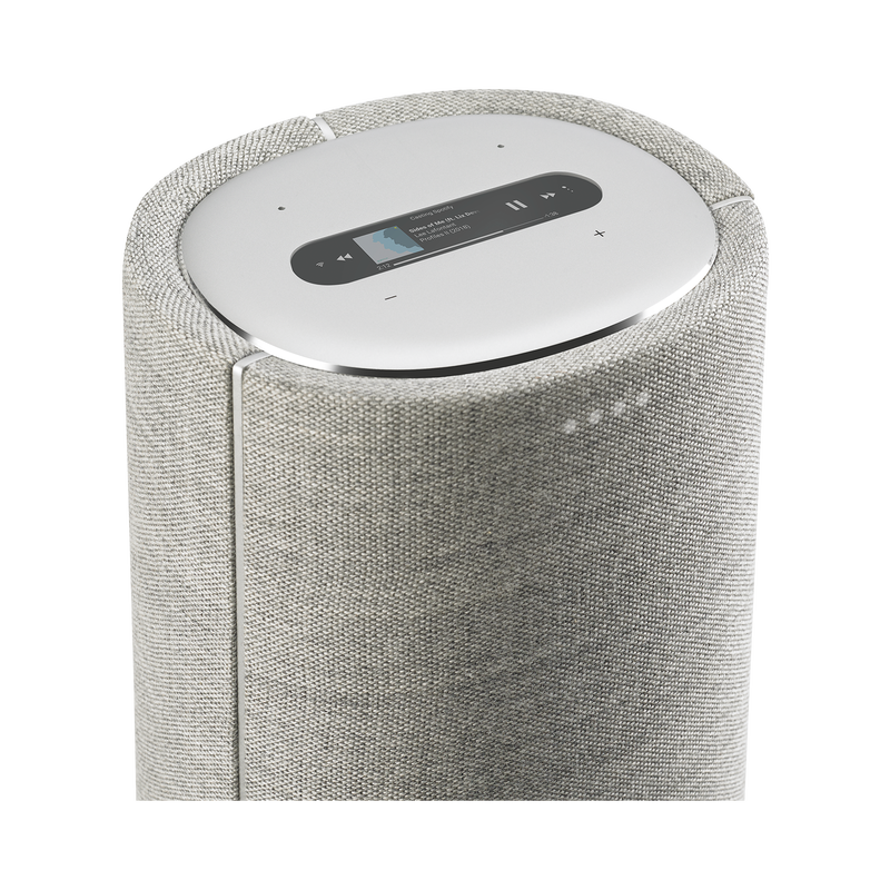 Harman Kardon Citation Tower - Grey - Smart Premium Floorstanding Speaker that delivers an impactful performance - Detailshot 1 image number null