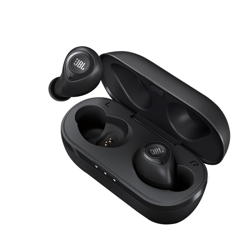 JBL T100TWS - Black - True wireless in-ear headphones. - Detailshot 2 image number null