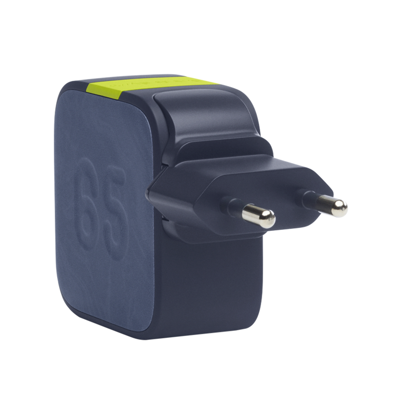 InstantCharger 65W 2 USB - Blue - Powerful USB-C and USB-A GaN PD charger - Detailshot 6 image number null